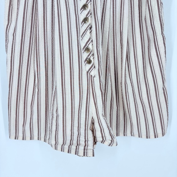 Urban Outfitters Zoey Workwear Striped Romper - Picture 11 of 16